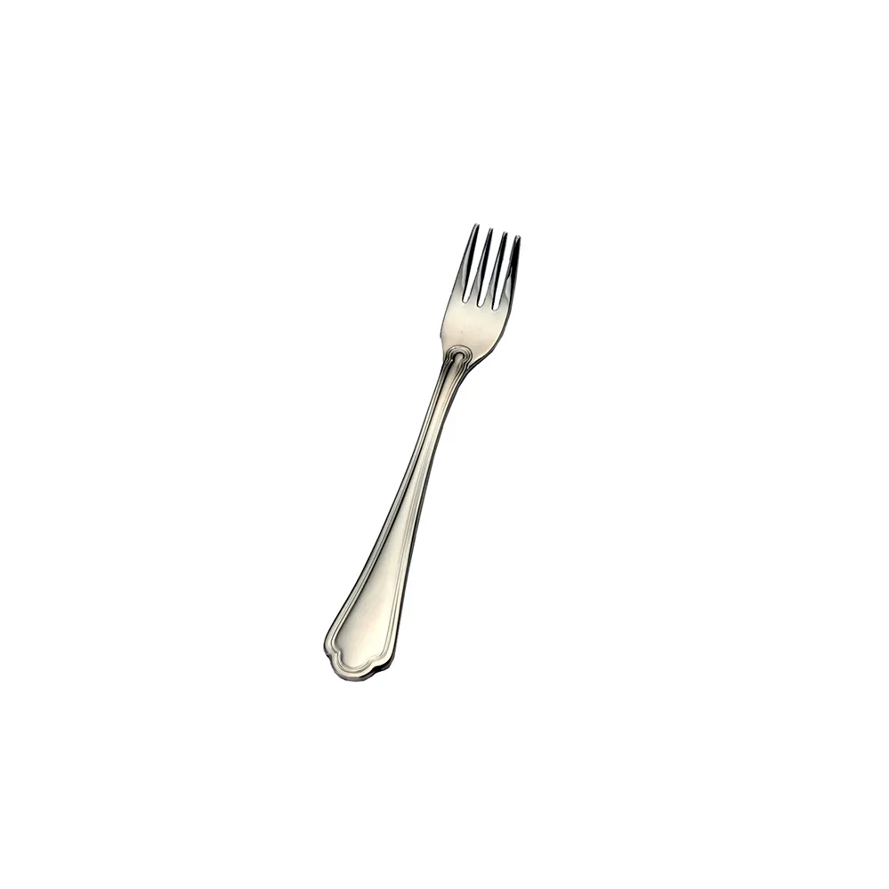 Steelite 5745SX025 Cocktail Oyster Fork, 18/10 Stainless Steel, Folio Siena Finish - 1 Dozen