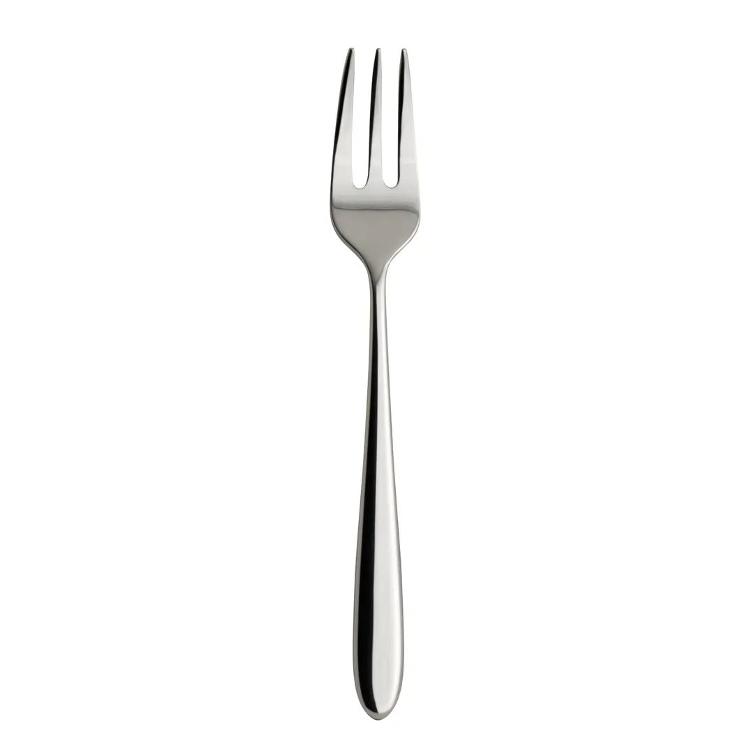 Steelite 5746SX025 Oyster Cocktail Fork, 5-3/4" Length, Stainless Steel, Folio Design - 1 Dozen
