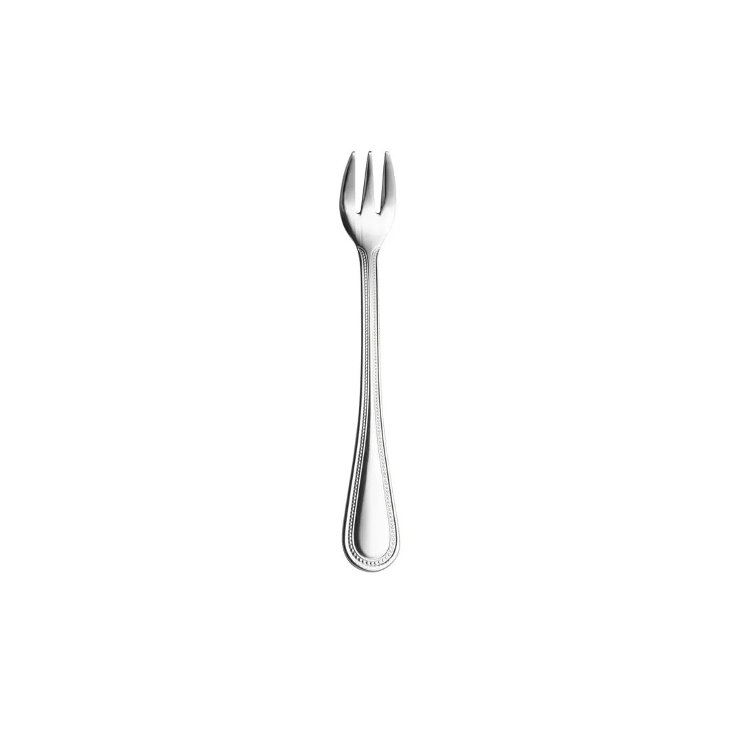 Steelite 5756SX025 Cocktail Oyster Fork, 6" Leccino Varick, 18/0 Stainless Steel - 1 Dozen