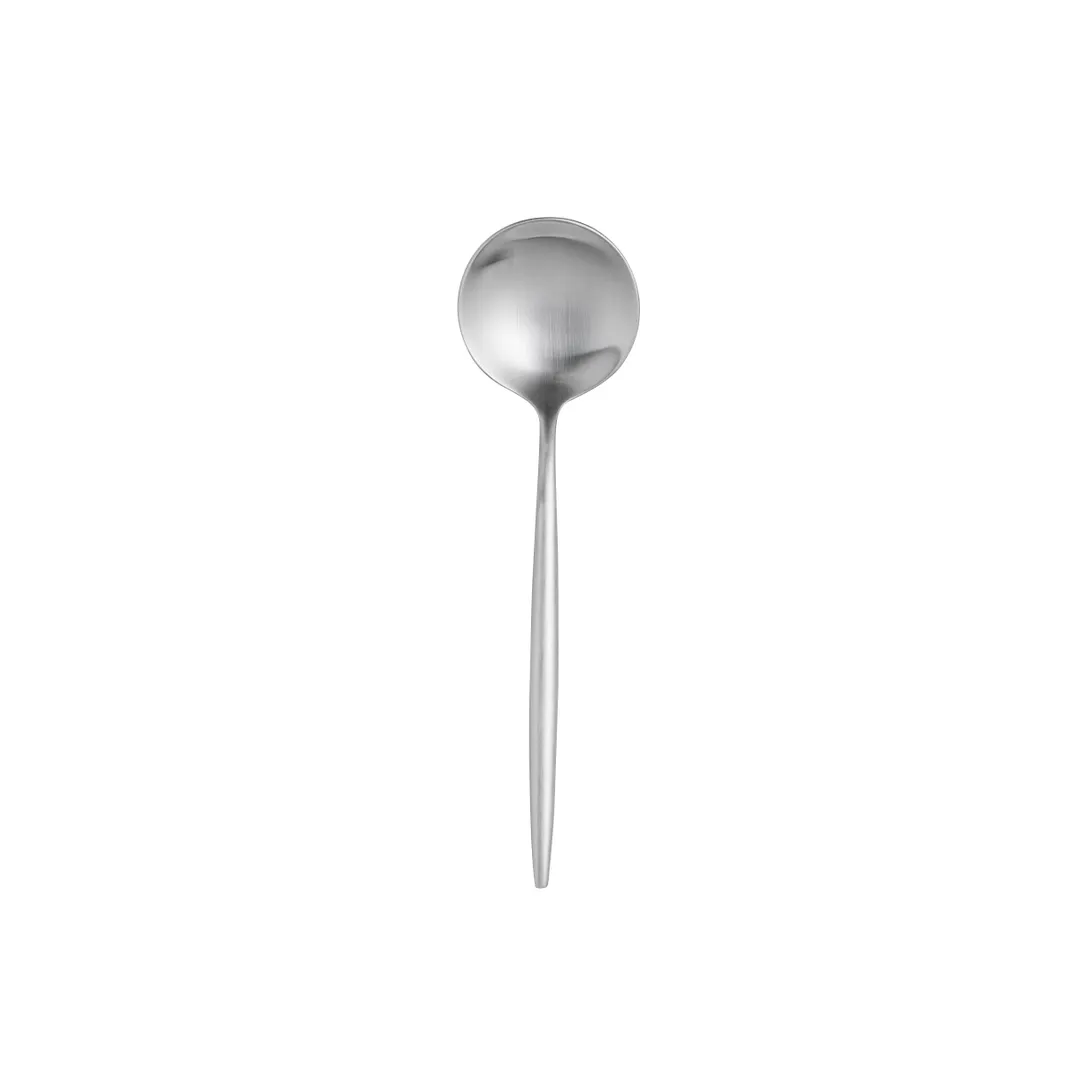 Steelite 5758SX002 Soup Spoon – 6.5" Bowl, 7"‑8", 18/10 Stainless Steel, Folio Stockholm - 1 Dozen