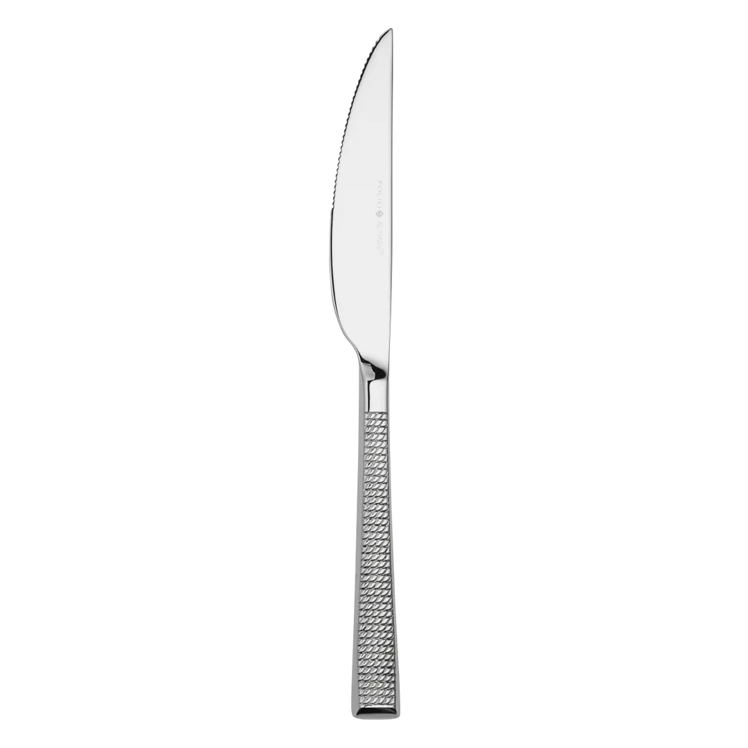 Steelite 5759SX056 Steak Knife, 9.375‑Inch Blade, 18/10 Stainless Steel, Flatware, 8‑9″ - 1 Dozen