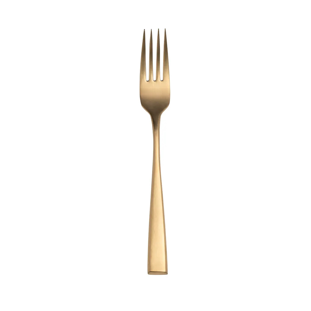Steelite 5765SX021 Dinner Fork – 8.125", 18/10 Stainless Steel, Folio, PVD Brushed Finish - 1 Dozen