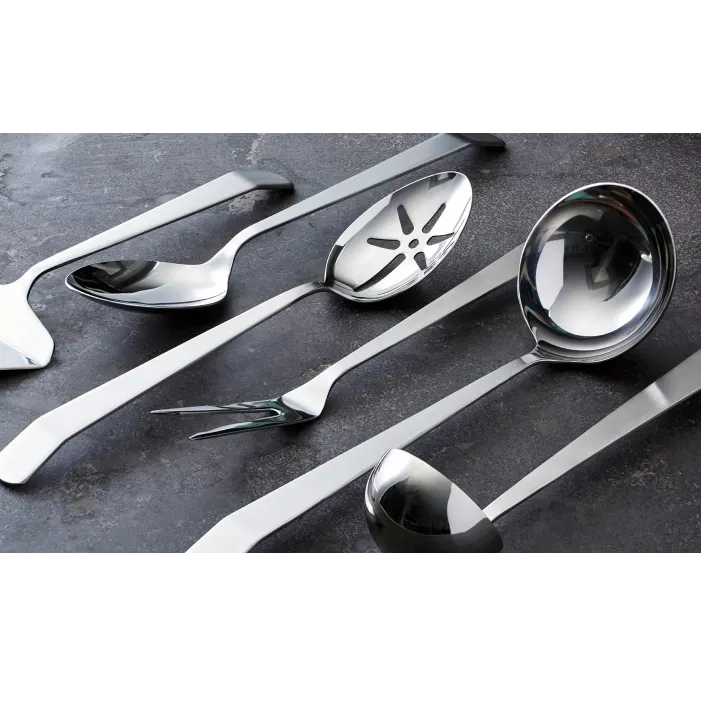 Steelite 5769SX063 Soup Ladle, 4.0 oz Capacity, 12.375‑Inch Angle Folio, 18/10 Stainless - 1 Dozen
