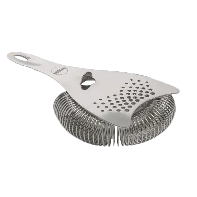 Steelite 5800M401 Hawthorne Strainer, 6.5" Stainless Steel Bar Tool, Single Prong, Cocktail Design