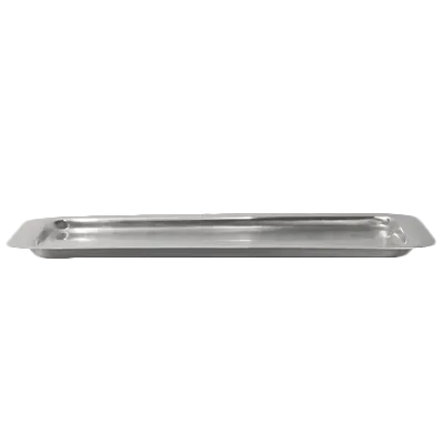 Steelite 5851JX32 Rectangular Tray, 13" x 10" 18/10 Stainless Steel Finish – Serving & Display