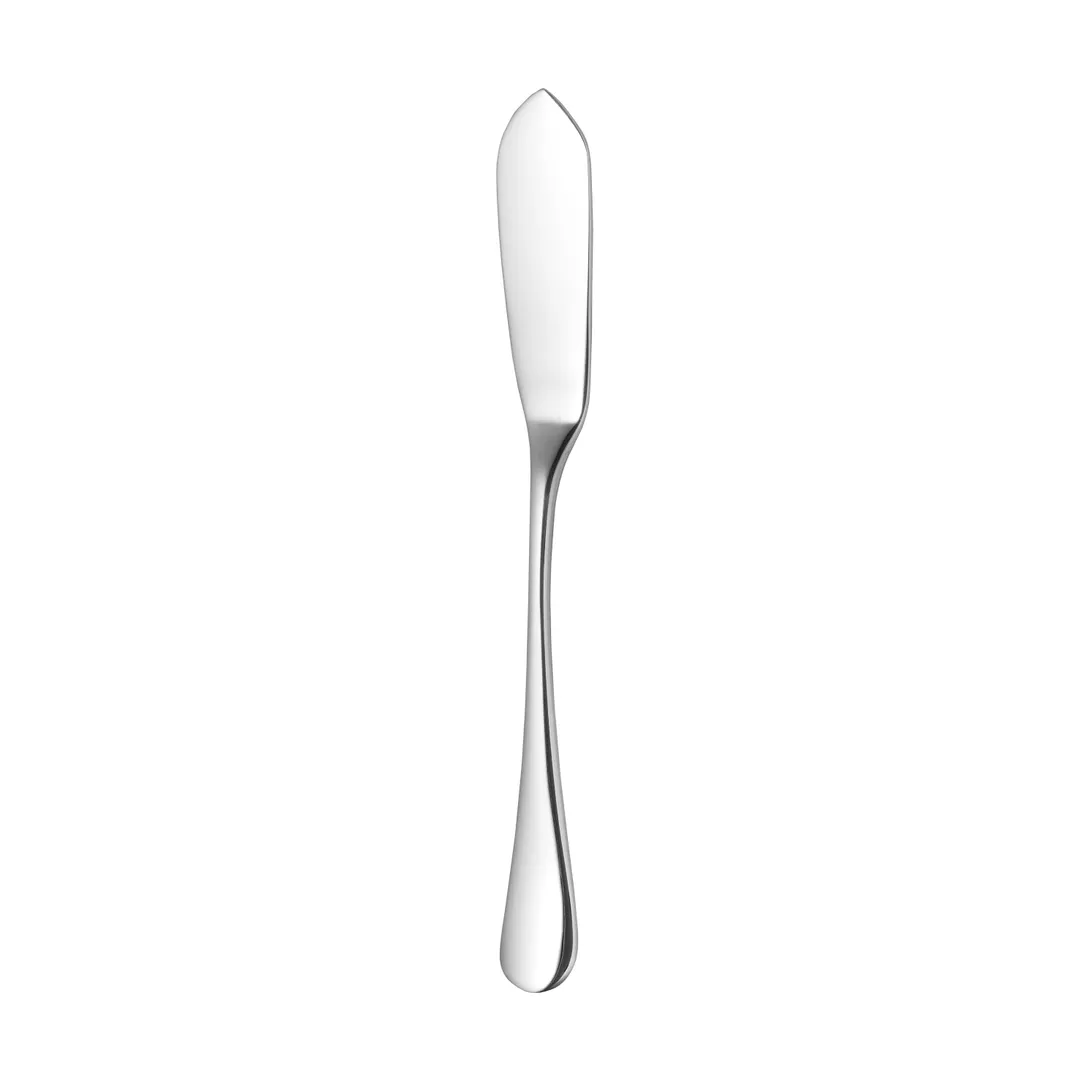 Steelite 5970SX046 Butter Spreader, 6.75" Blade, 18/10 Stainless Steel, FW Finish - 1 Dozen