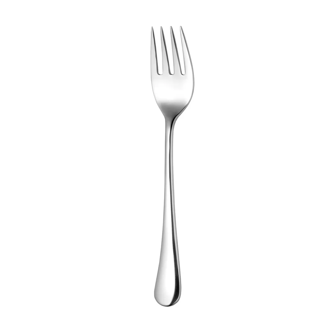 Steelite 5970SX071 Salad Serving Fork, 11-3/8" Length, 18/10 Stainless Steel, Robert Welch - 1 Dozen