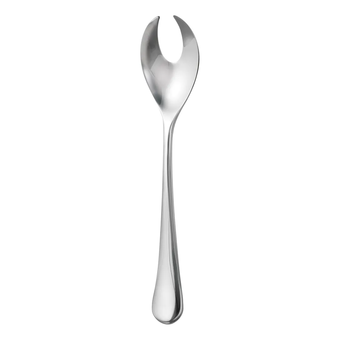 Steelite 5970SX508 Salad Serving Fork Left 10.375" 18/10 Stainless Steel Robert Welch - 1 Dozen