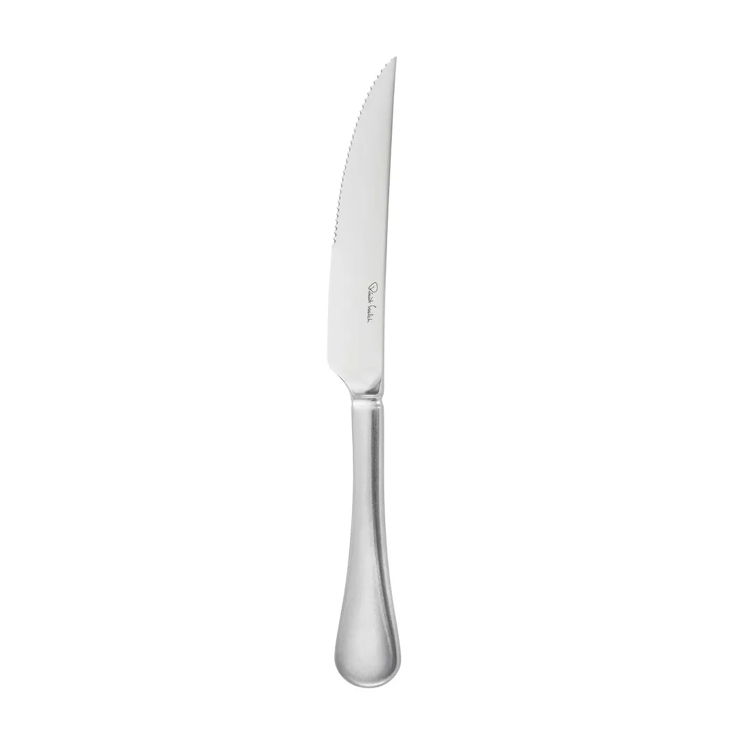 Steelite 5975SX056 Steak Knife - 9-5/8" 13/0 Stainless Blade, Stainless Handle, 8-9" - 1 Dozen