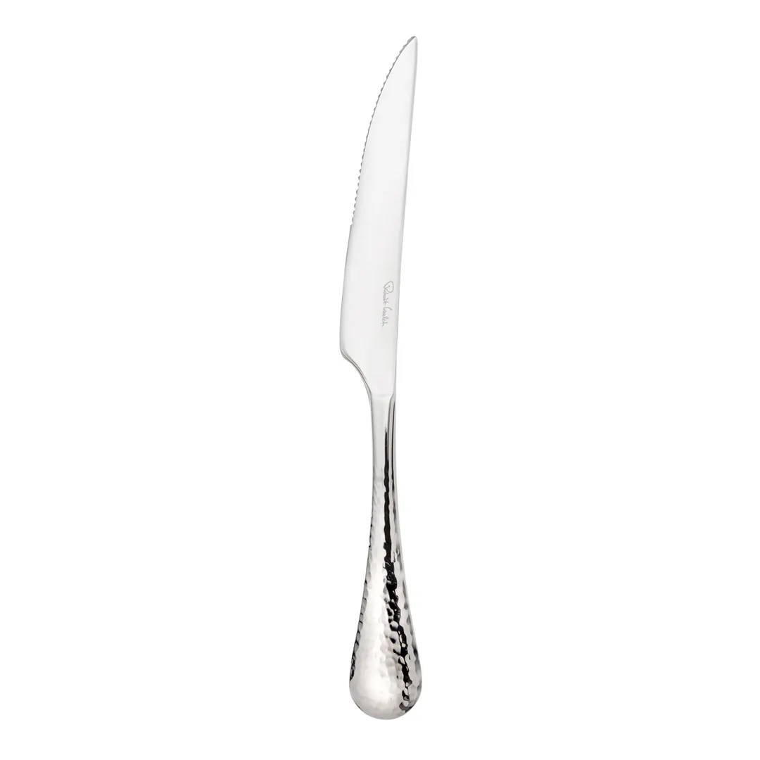 Steelite 5976SX056 Steak Knife, 9.5" Stainless Steel Handle, 13/0 Blade, 8-9" Length - 1 Dozen