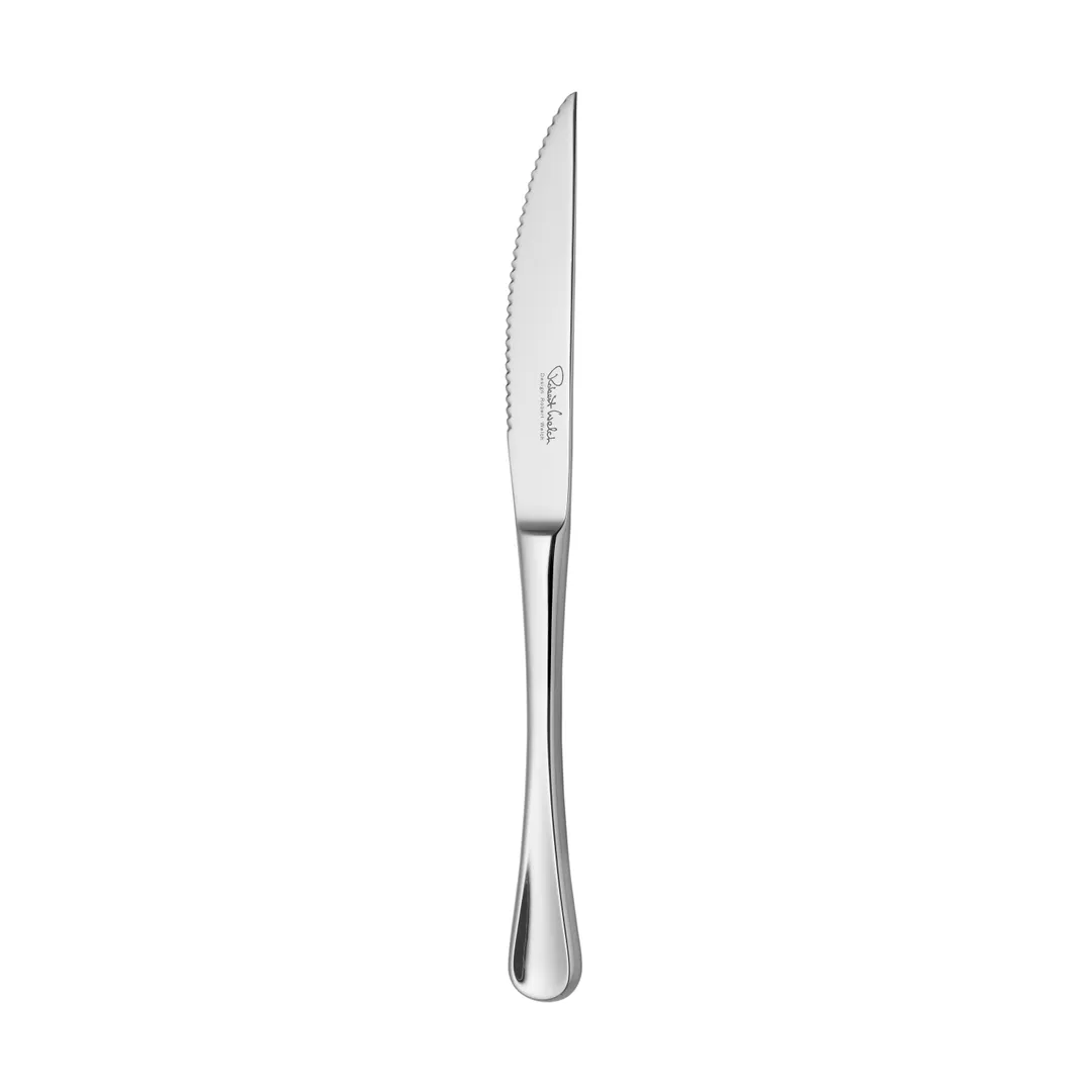 Steelite 5978SX056 - Forged Steak Knife, 9.375" 18/10 Stainless Steel, Steel Handle, 9" - 1 Dozen