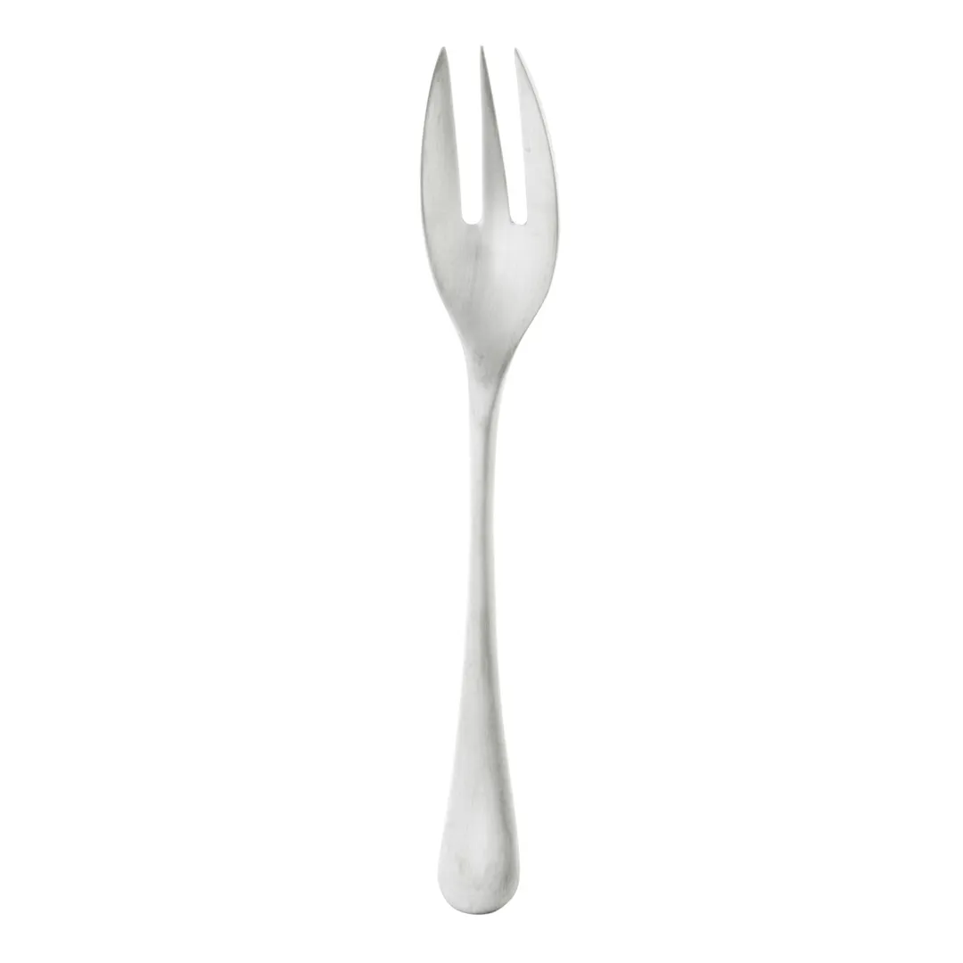 Steelite 5990SX038 Oyster Cocktail Fork, 6.375" 18/10 Stainless Steel, Satin Finish - 1 Dozen
