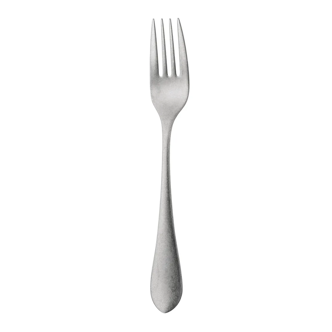 Steelite 6026SX072 Serving Fork, 9-1/8", 18/10 Stainless Steel, Quinton Vintage Design - 1 Dozen