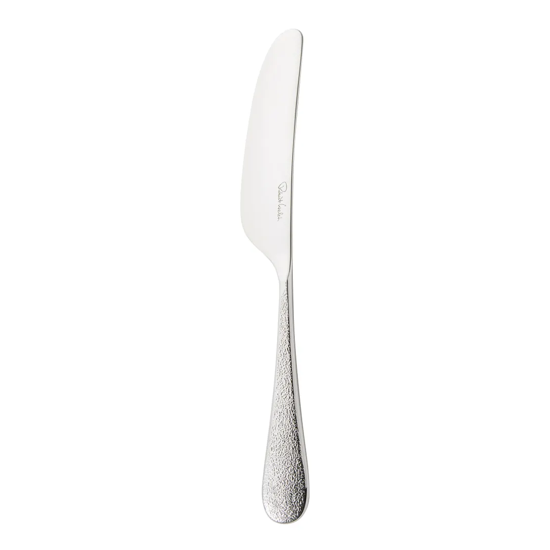 Steelite 6032SX045 Butter Knife, 6-3/4" Spreaders, 18/10 Stainless Steel, Sandstone Finish - 1 Dozen