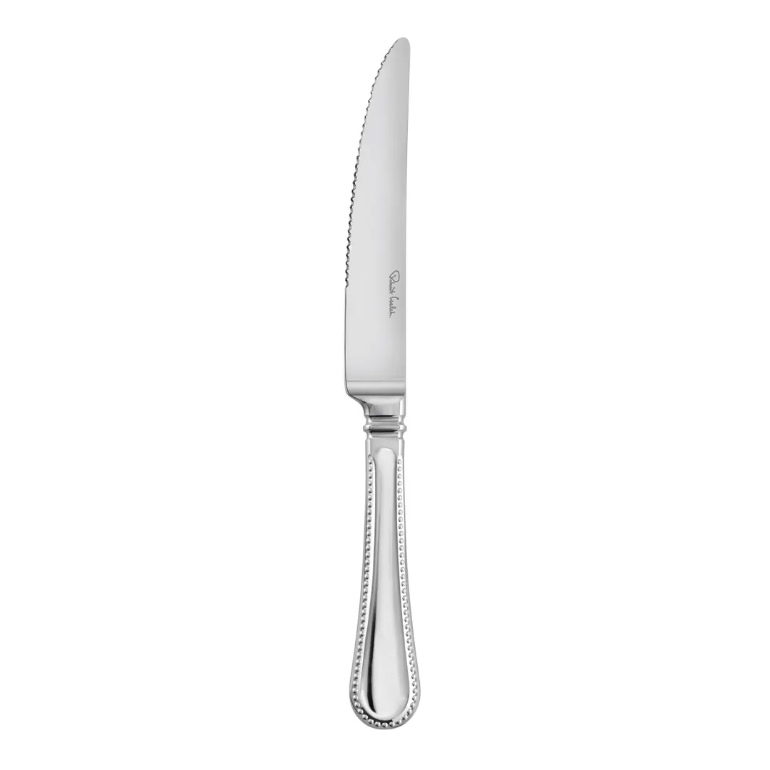 Steelite 6036SX056 Steak Knife - 9-1/2" Armscote, 18/10 Stainless Steel, 8-9" Length - 1 Dozen