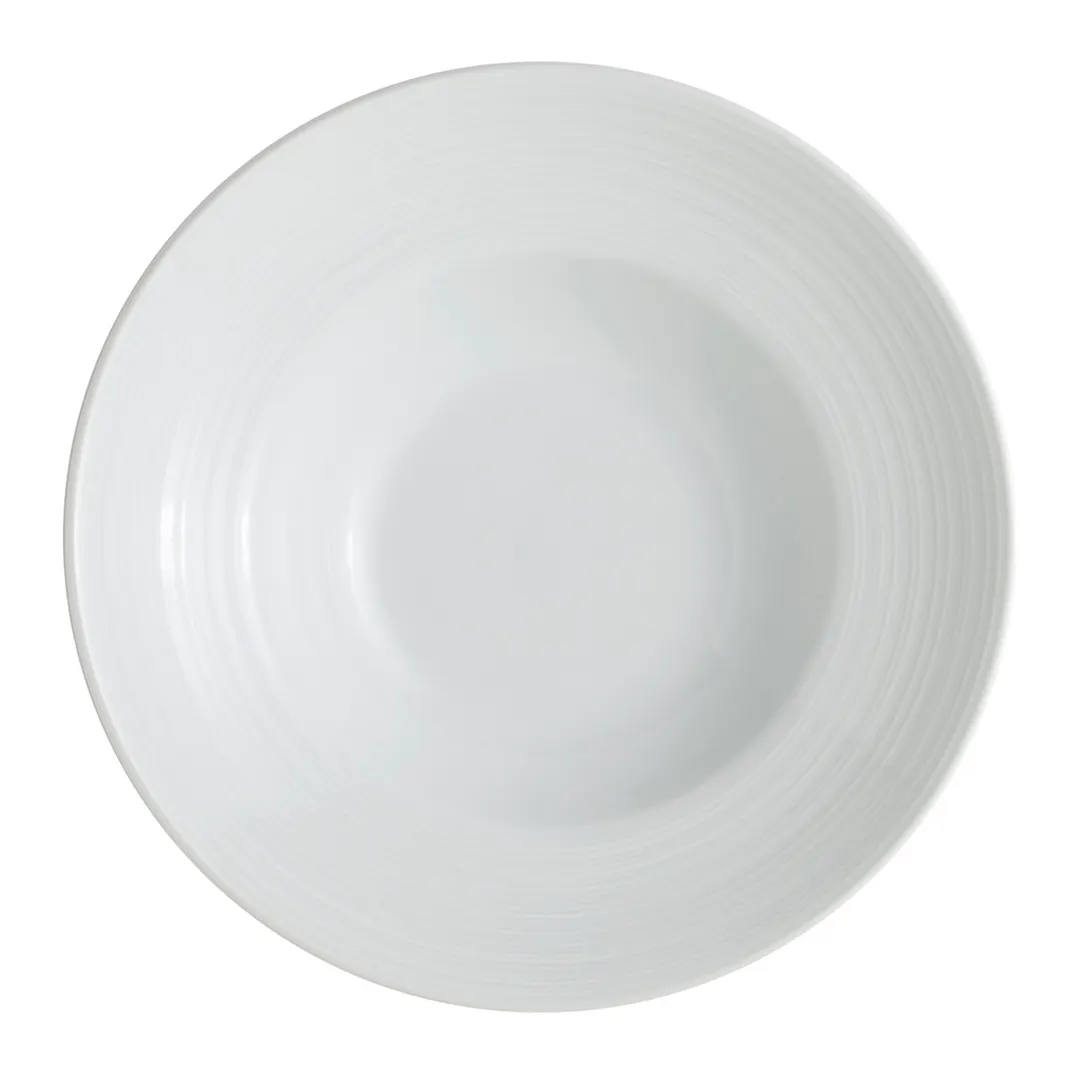 Steelite 61100ST0134 - Round Porcelain Pasta Bowl, 11" Diameter, 18 oz, Oven Safe to 500°F - 1 Dozen