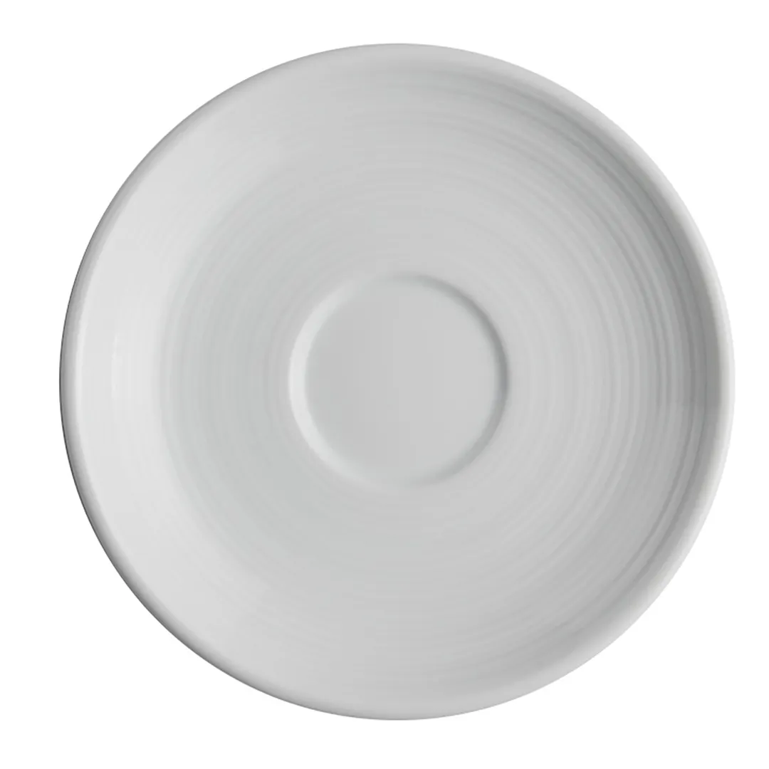 Steelite 61100ST0142 - AD Saucer, 4.5" Round Porcelain, Belisa, Oven Safe 500°F - 36/Case