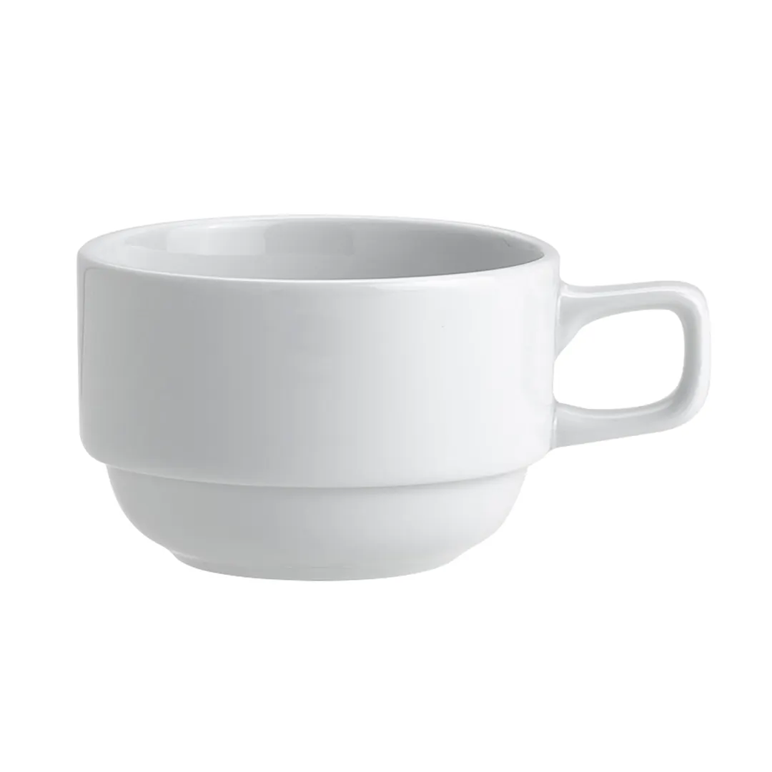 Steelite 61101ST0268 - Avalon Cup, 7 oz (4.5" x 2.25"), Porcelain, Oven Safe 500°F - 36/Case