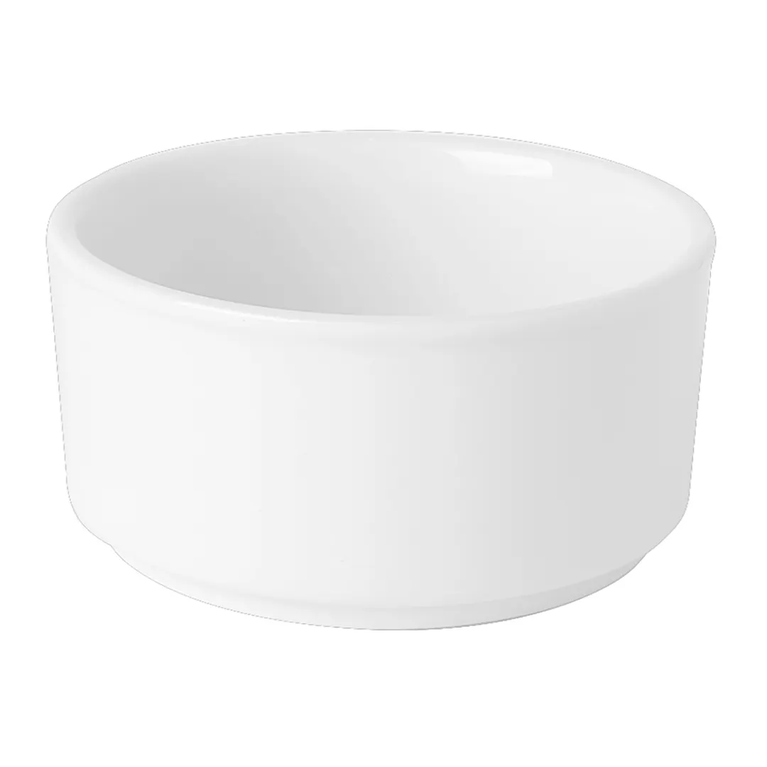 Steelite 61101ST0285 - Porcelain Bouillon Cup 9.5 oz 3.875" x 2.375", Oven Safe 500°F - 36/Case