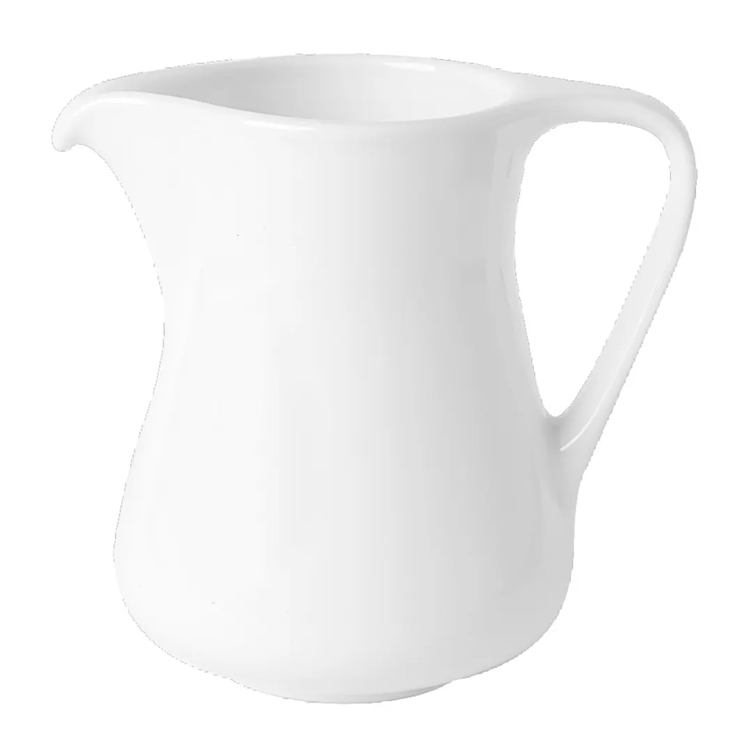 Steelite 61101ST0288 Creamer Pitcher, 4 oz, 2.5" Diameter, Porcelain Handle, Avalon - 36/Case
