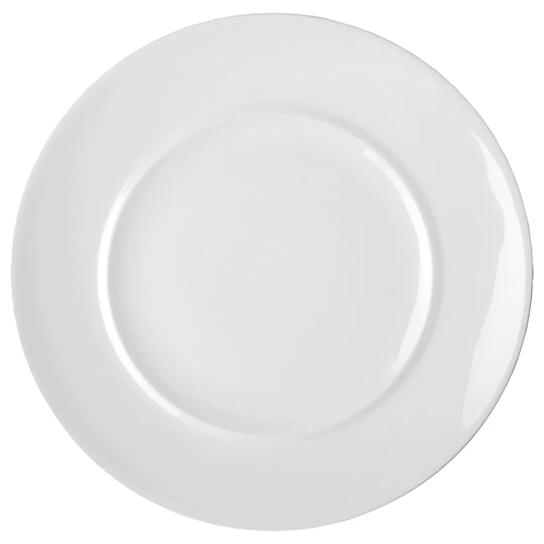 Steelite 61102ST0360 - Wide Rim Oval Platter, 12.5" Diameter, Porcelain, Oven Safe 500°F, 1 Dozen