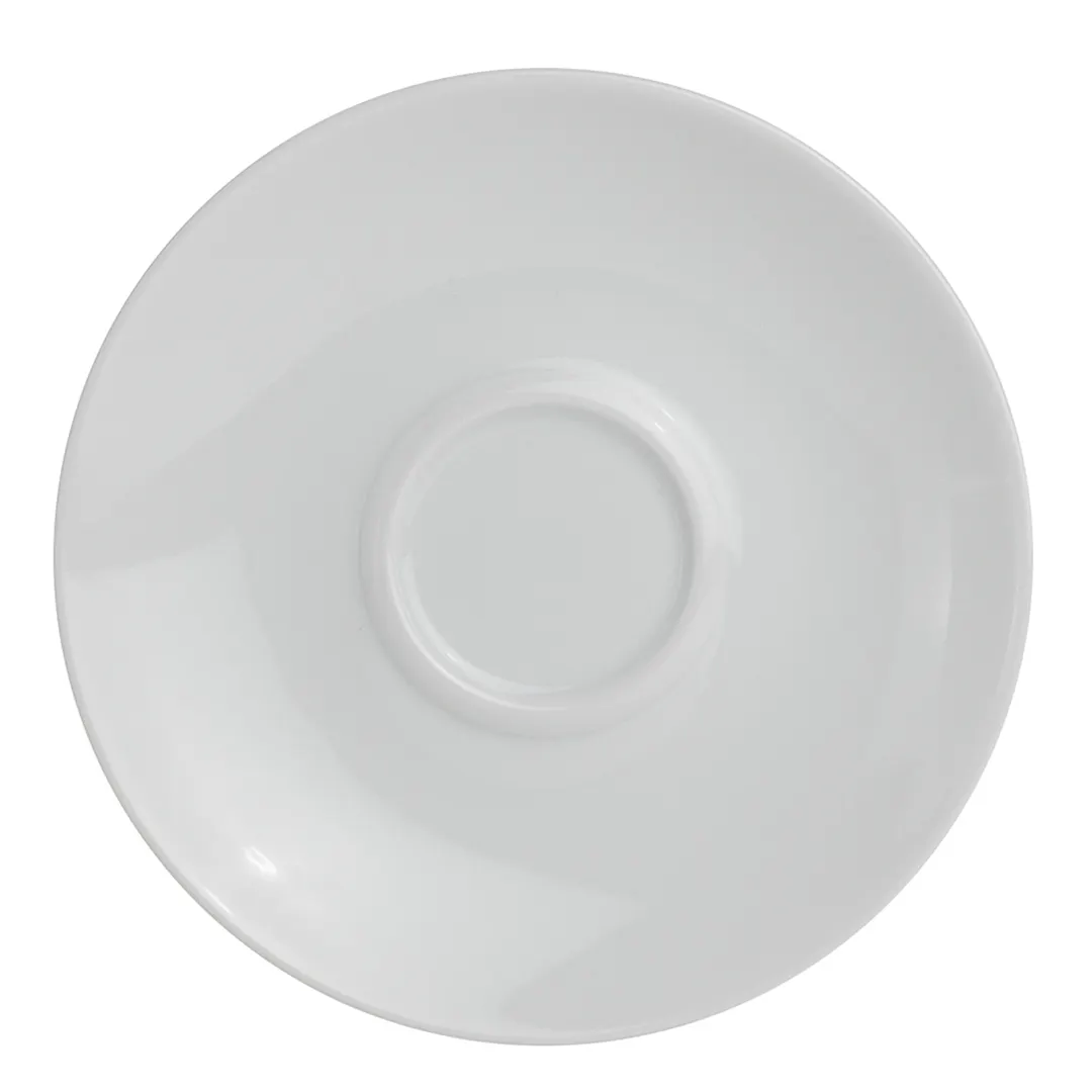 Steelite 61102ST0362 Espresso Saucer, 4.88" Round Opera Porcelain, Oven Safe to 500°F - 36/Case
