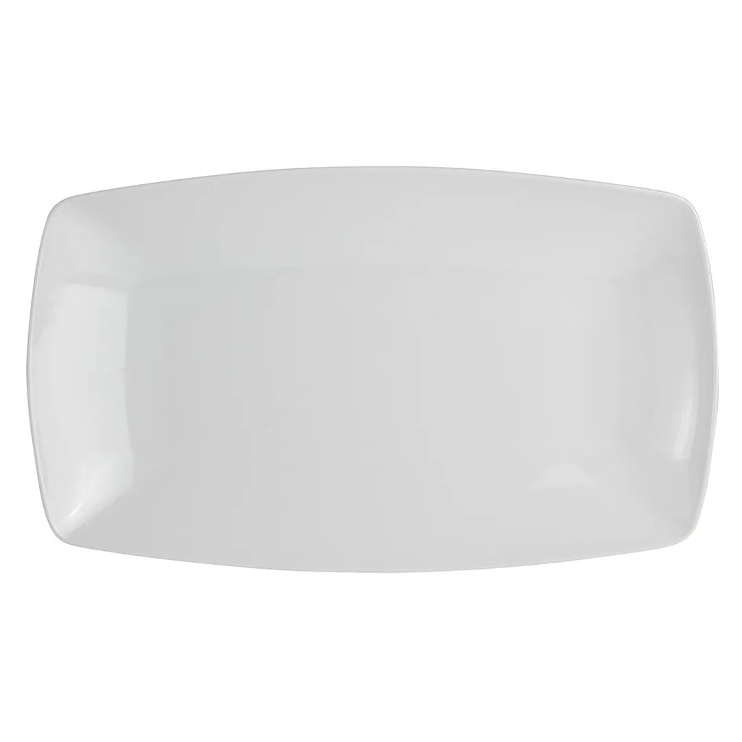 Steelite 61103ST0413 Rect Platter, 14.25" x 8.25" x 1.5", Tahara Porcelain, Safe 500°F - 6/Case