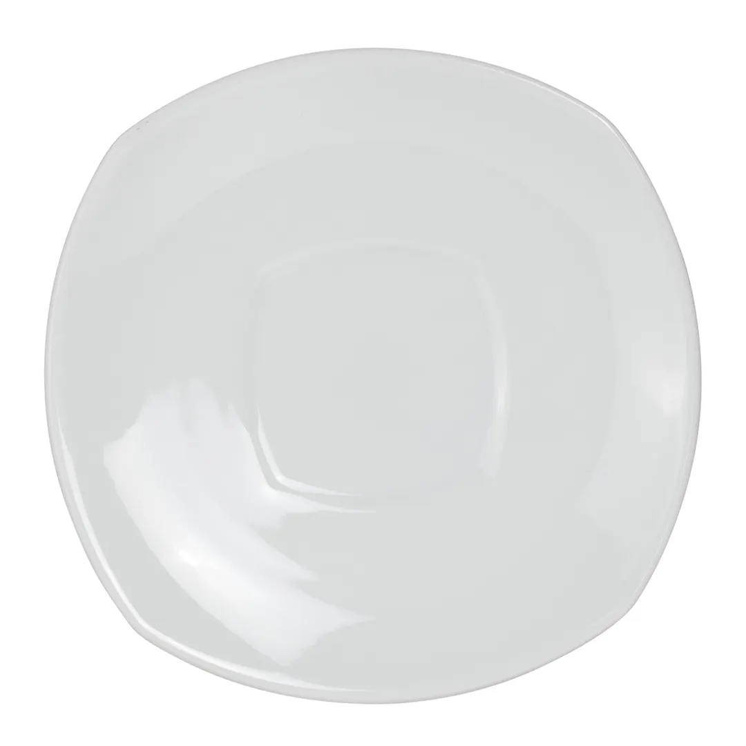 Steelite 61103ST0431 - 6" Round Tahara Porcelain Saucer, Oven Safe to 500°F - 36/Case