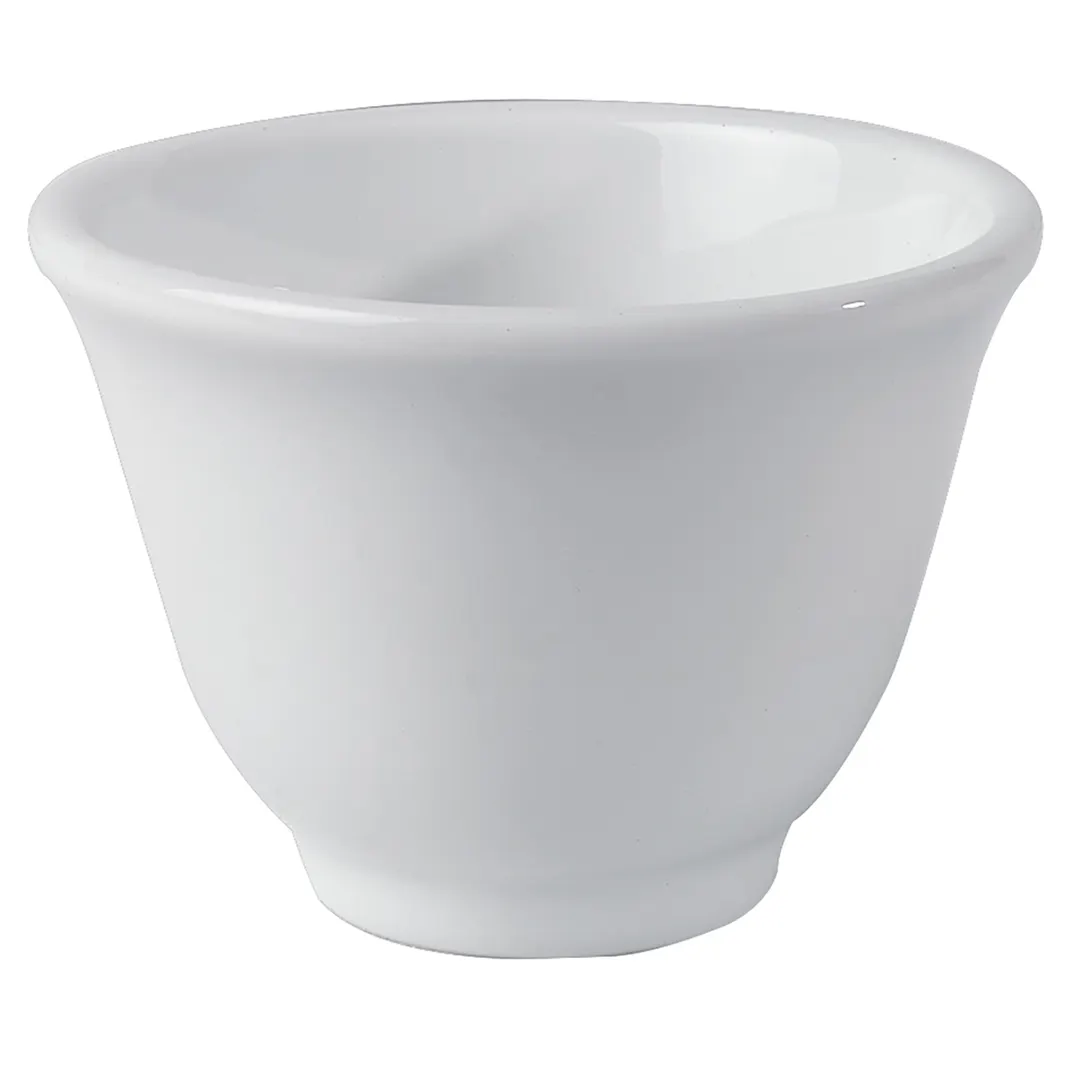 Steelite 61103ST0433 - Tahara Porcelain Tea Cup, 3.5 oz, 3.0" x 2.25", Oven Safe to 500°F - 36/Case