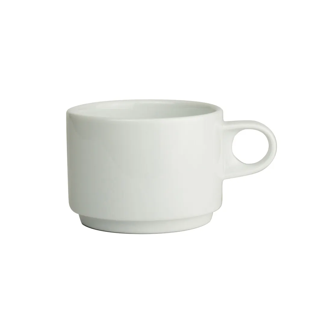 Steelite 61104ST0519 - Stack Cup, 8.75 Oz, 4.625" X 2.5", Royal Porcelain, Oven Safe 500°F - 36/Case