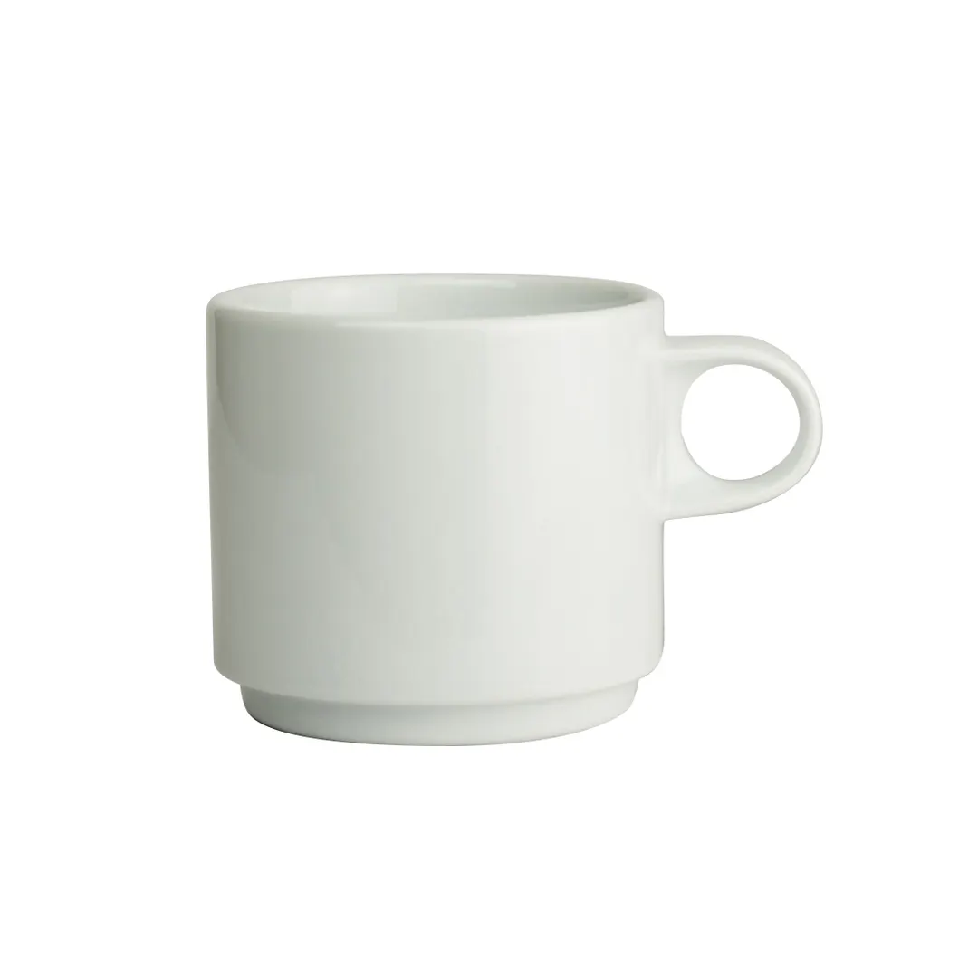 Steelite 61104ST0532 - Stackable 12.5 oz China Mug, 4.875" x 3.38" Porcelain - 36/Case