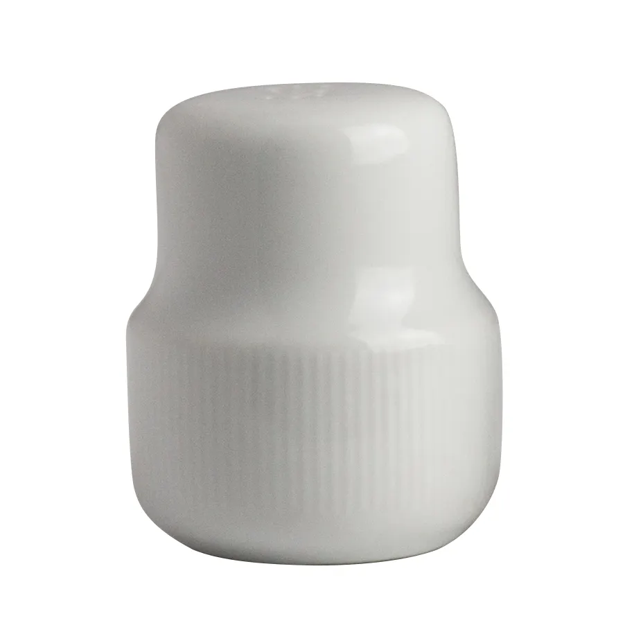 Steelite 61105ST0291 - Royal Porcelain Salt Shaker, 2.0" x 2.38", Oven Safe to 500°F - 36/Case