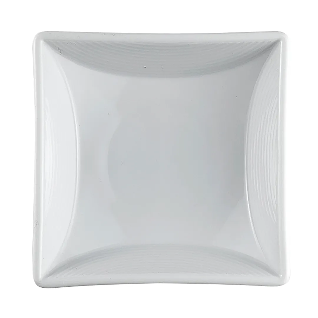 Steelite 61105ST0526 - Square Porcelain Bowl 3.5" x 1.25", 3.75 oz, Vortex Oven Safe 500°F - 1 Dozen