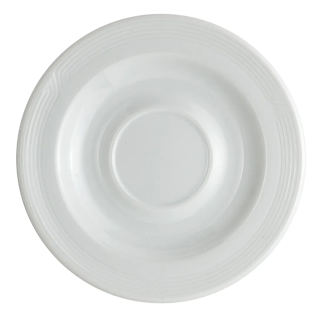 Steelite 61106ST0579 Contessa Saucer, 6.25" Diameter, Porcelain, Oven Safe 500°F/258°C - 36/Case