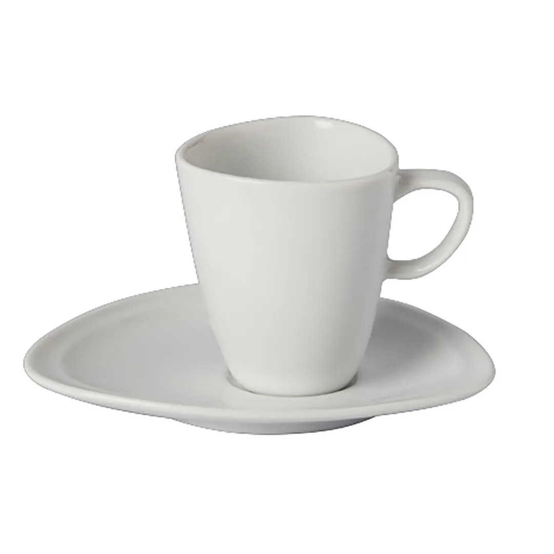 Steelite 61110ST0711 AD Saucer, 5.0" X 4.0" Drift Porcelain, Oven Safe 500°F/258°C - 36/Case