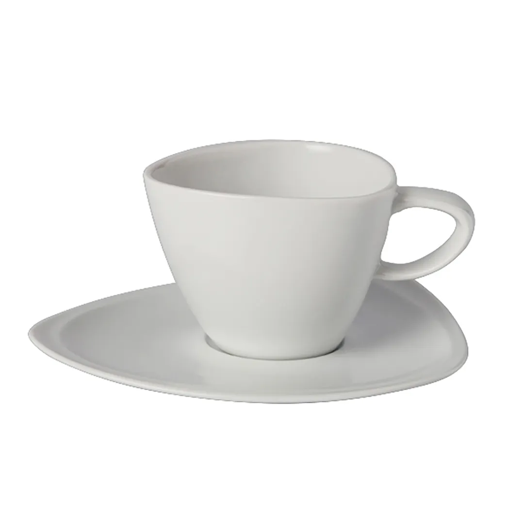 Steelite 61110ST0713 - Drift Tea Cup, 8.5 Oz (4.75" x 2.75"), Porcelain, Oven Safe 500°F - 36/Case