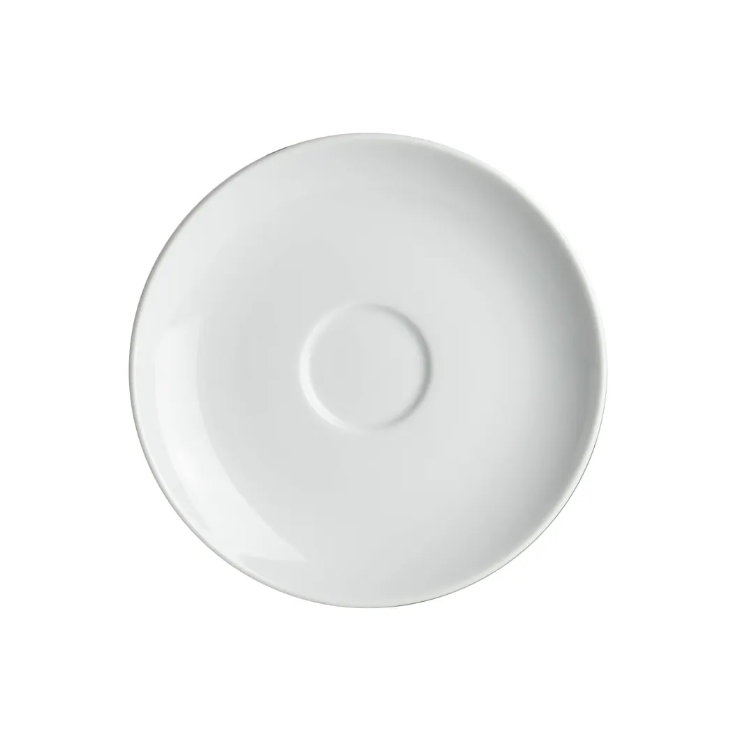 Steelite 61191ST7850 Essence Round Porcelain Saucer, 5.0" x 0.75", Blue‑White, Rene Ozorio - 1 Dozen