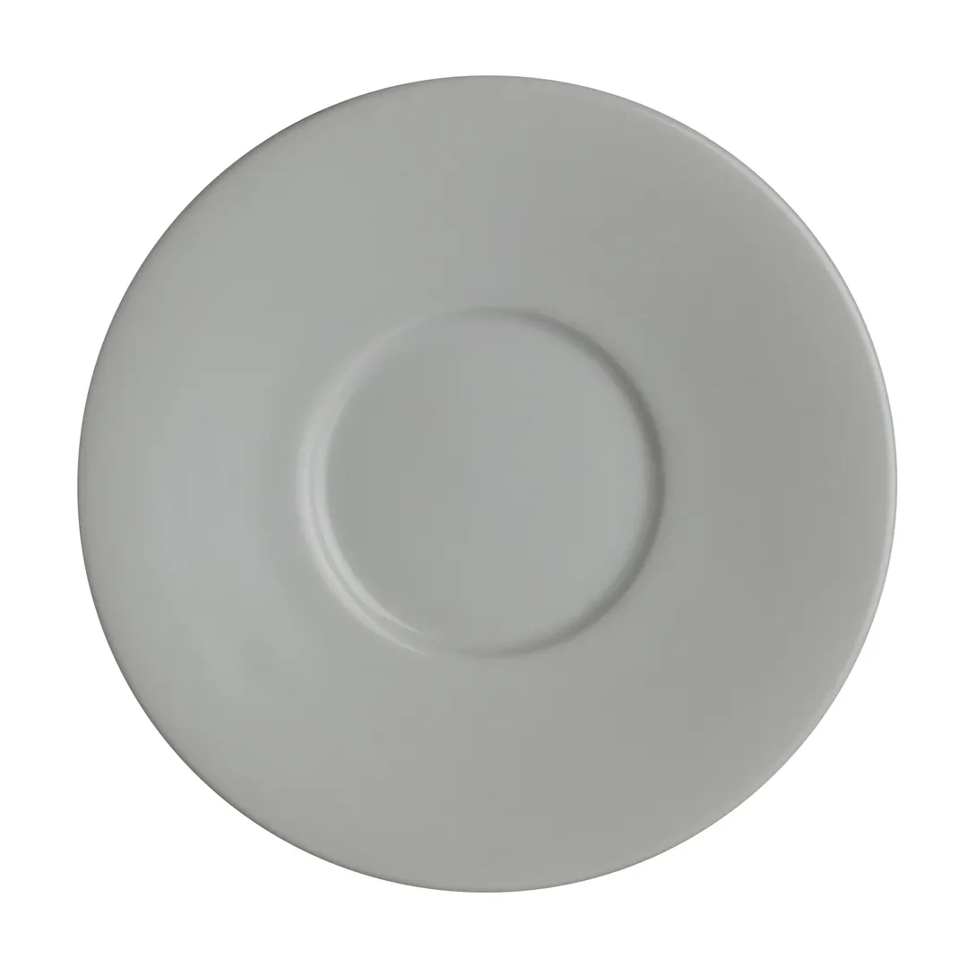 Steelite 61191ST7864 China Saucer, 4.5" Round Porcelain, Cool Blue‑White Essence Design - 1 Dozen