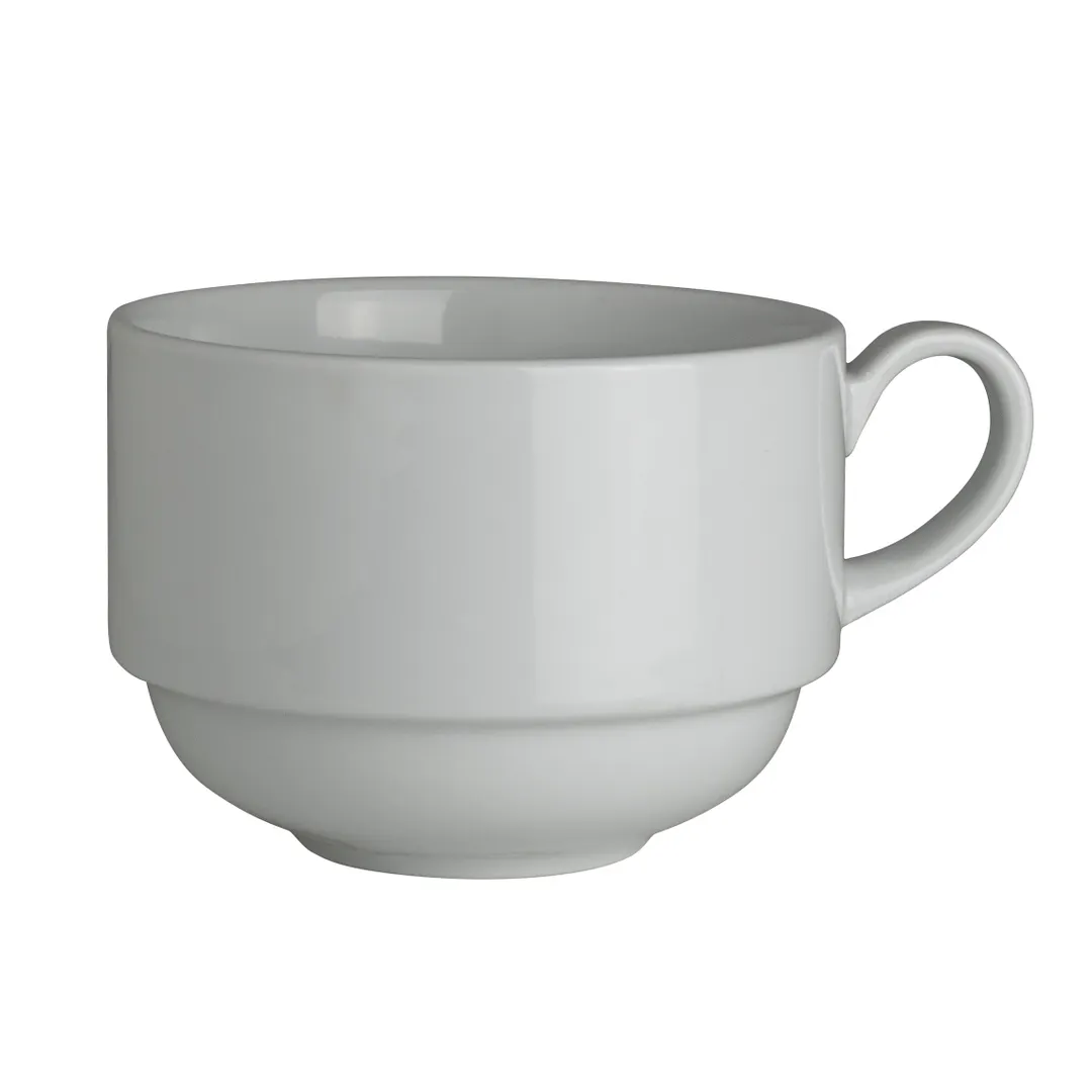 Steelite 61191ST7869 - 7.0 oz Blue‑White Porcelain Cup, 3.625" x 2.5", Stackable, 5‑7 oz - 1 Dozen