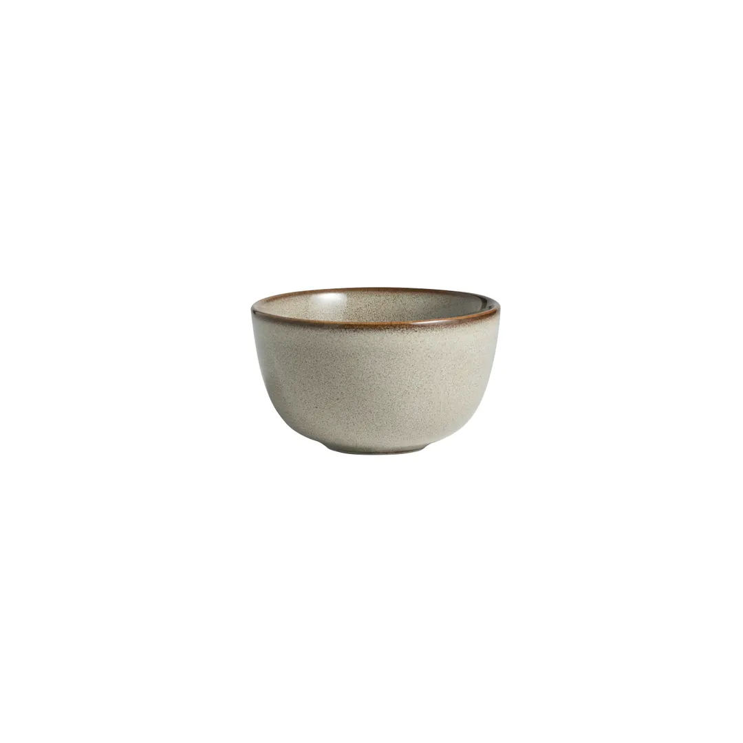 Steelite 6121RG110 - 4" Round Porcelain Bowl, 10 oz, Oven Safe to 425°F Potters Collection - 36/Case