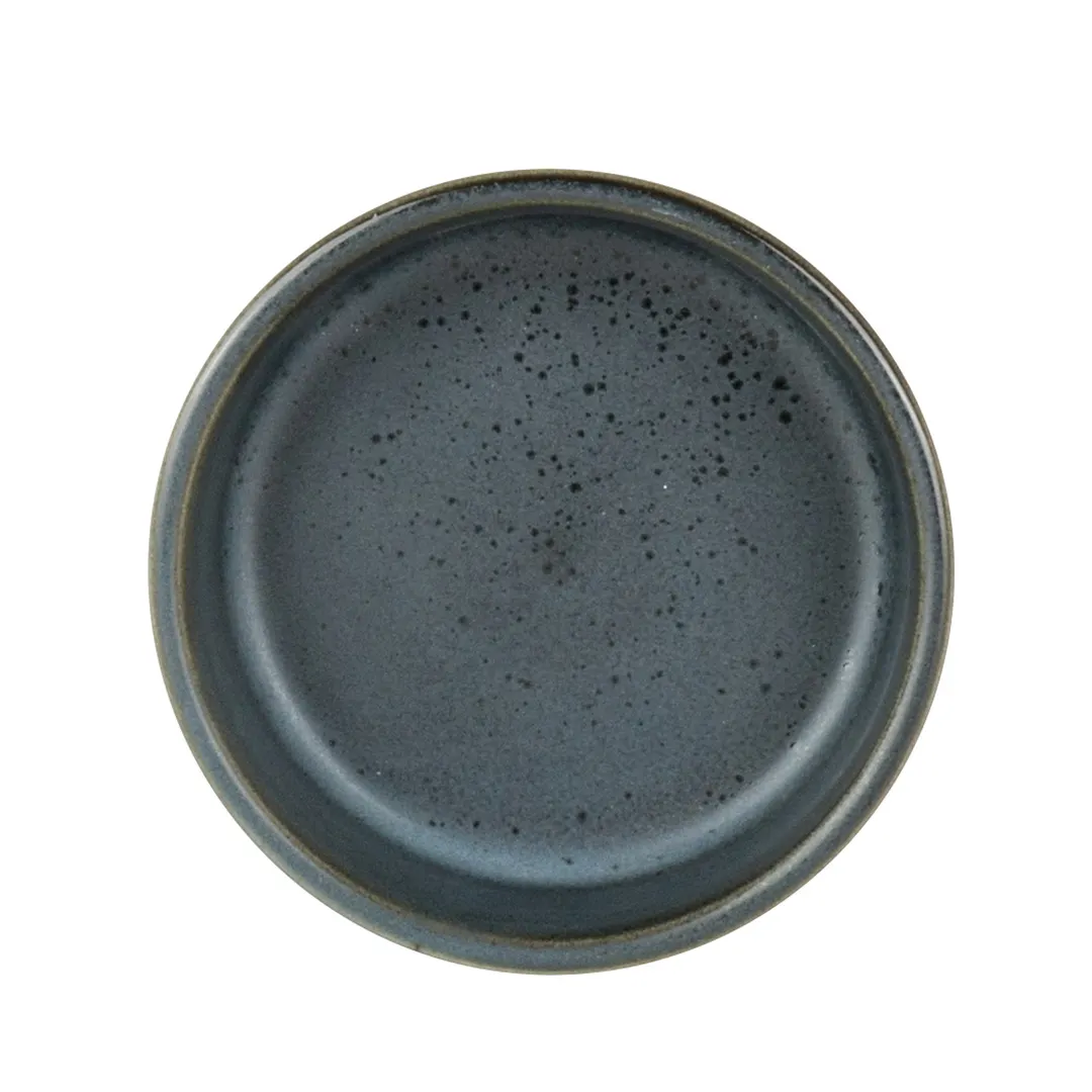 Steelite 6124RG012 - Storm Round Porcelain Sauce Dish 2.5 oz 3.125"x1.0" Oven Safe 425°F - 24/Case