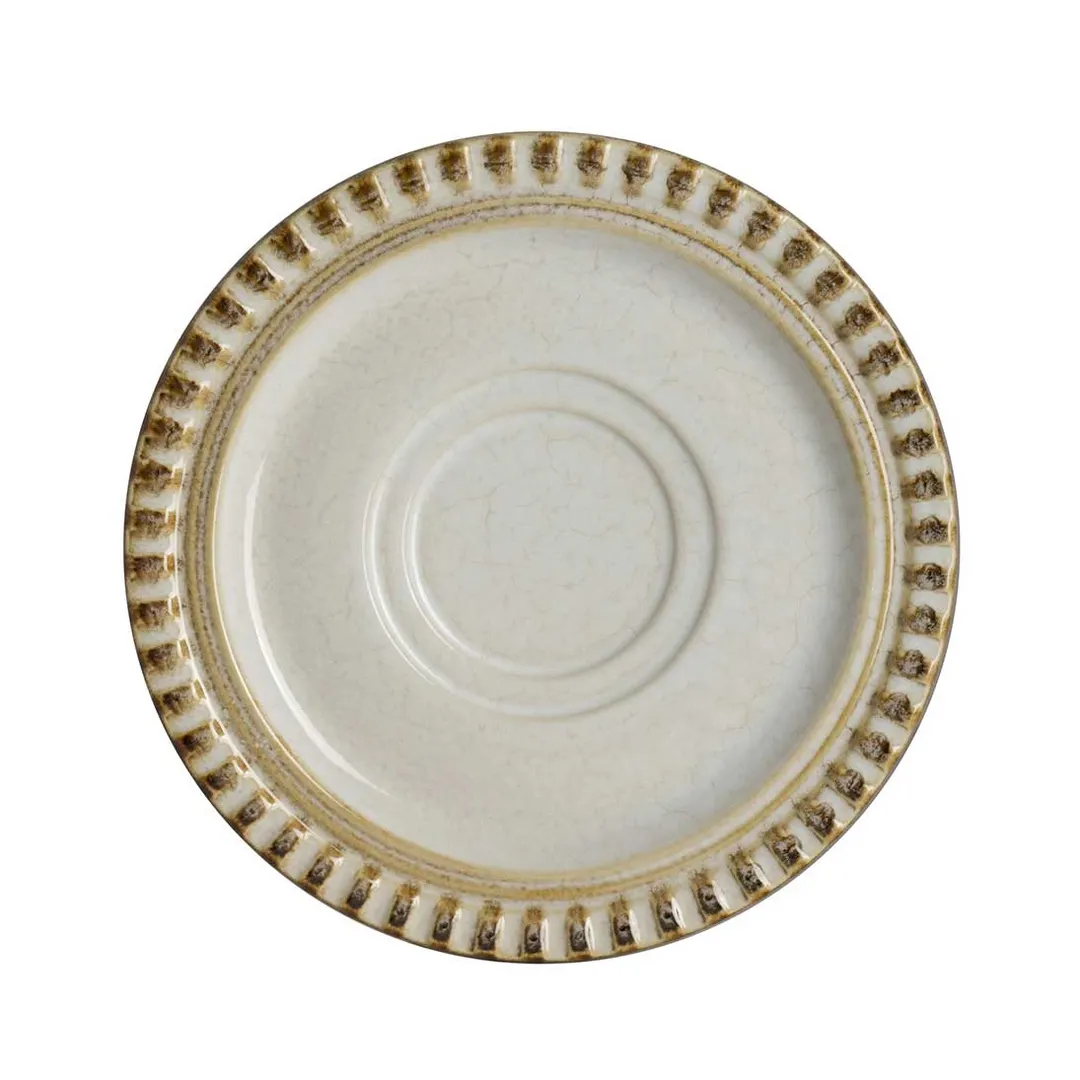 Steelite 6162RG136 Double Well Saucer, 6.5" Porcelain, Adelaide Birch, Oven Safe 425°F - 24/Case