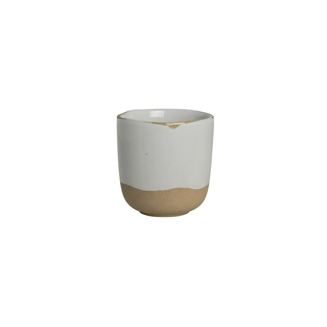 Steelite 6163RG163 - China 12‑oz Cup (3.375"×3.5") Dishwasher/Oven Safe to 400°F, No‑Stack - 36/Case