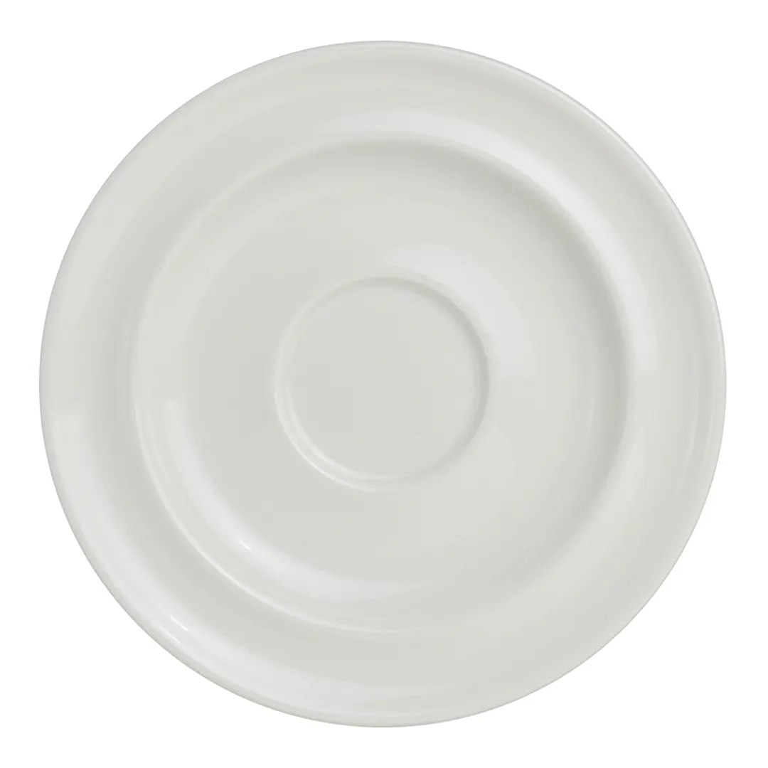 Steelite 62101ST0659 AD Saucer, 4.88" Round Royal Porcelain, Oven Safe 500°F/258°C - 36/Case