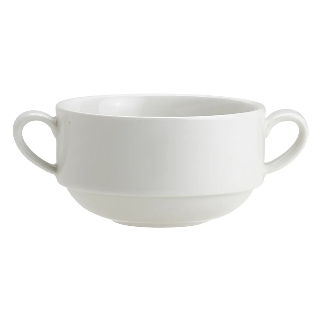 Steelite 62101ST0666 Bouillon Cups, 9.5 oz (3.75" x 2.25"), Porcelain, Oven‑Safe 500°F - 36/Case