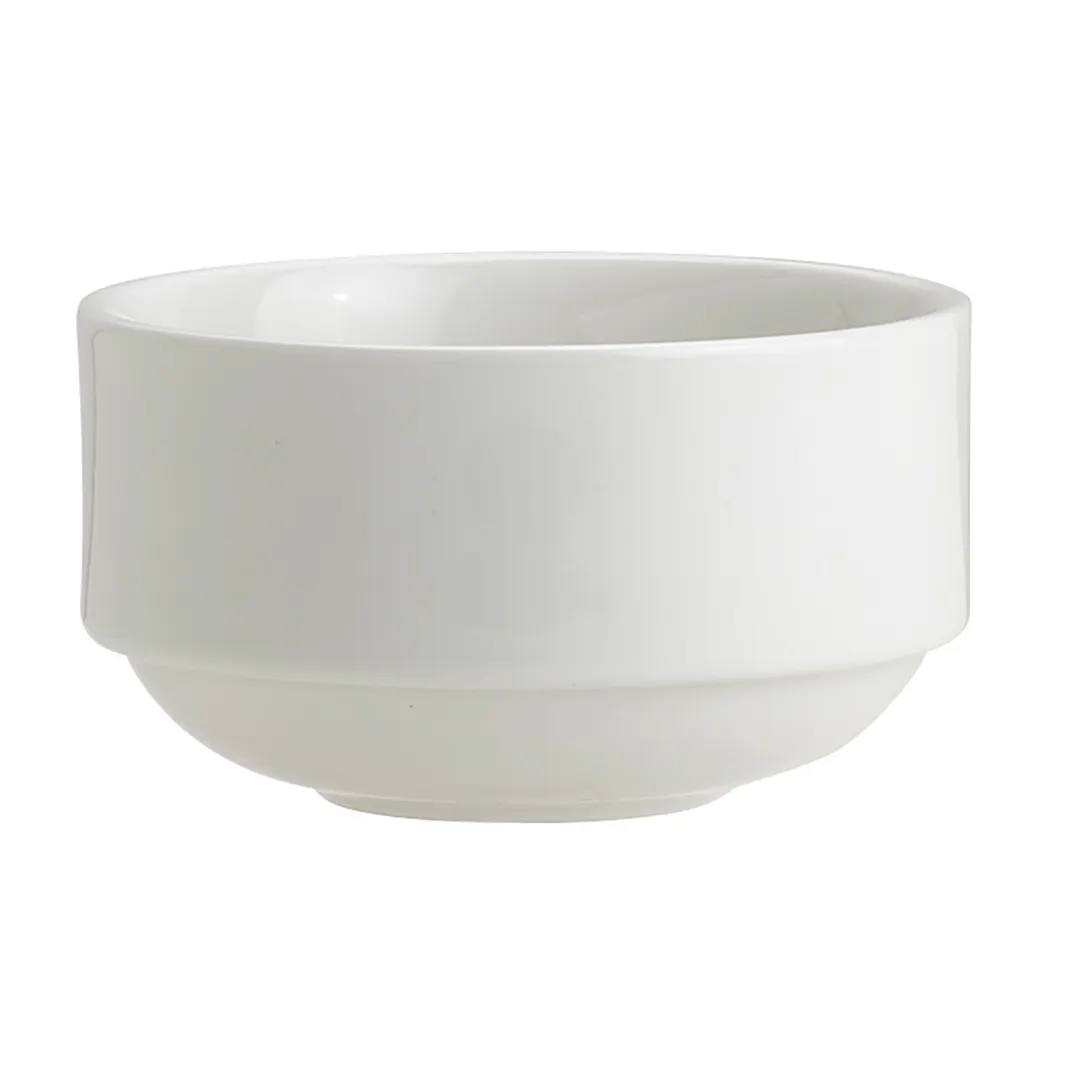 Steelite 62101ST0667 - 9 Oz Bouillon Cup, 3.75" X 2.25" Royal Porcelain, Oven Safe To 500°F - 36/Case