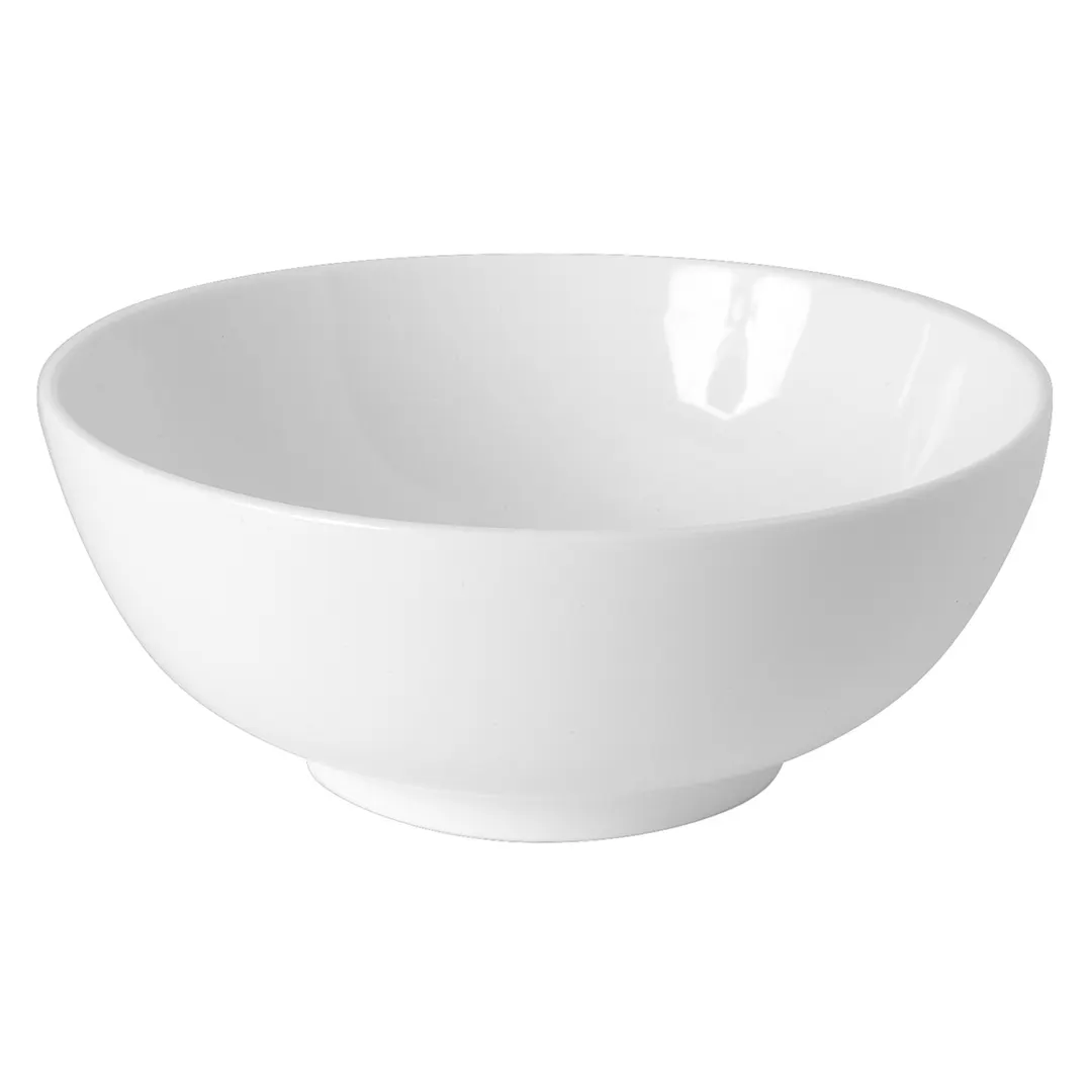 Steelite 62101ST0671 - 7" Round 32 oz Cadence Porcelain Salad Bowl, Oven Safe to 500°F - 36/Case