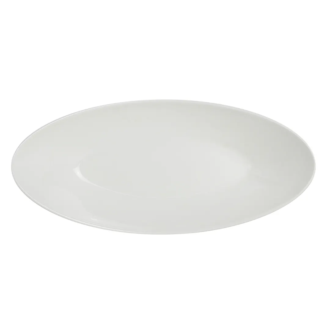 Steelite 62101ST0674 - Oval Bowl, 12" Diameter, 15.5 oz, Porcelain, Oven Safe 500°F - 1 Dozen