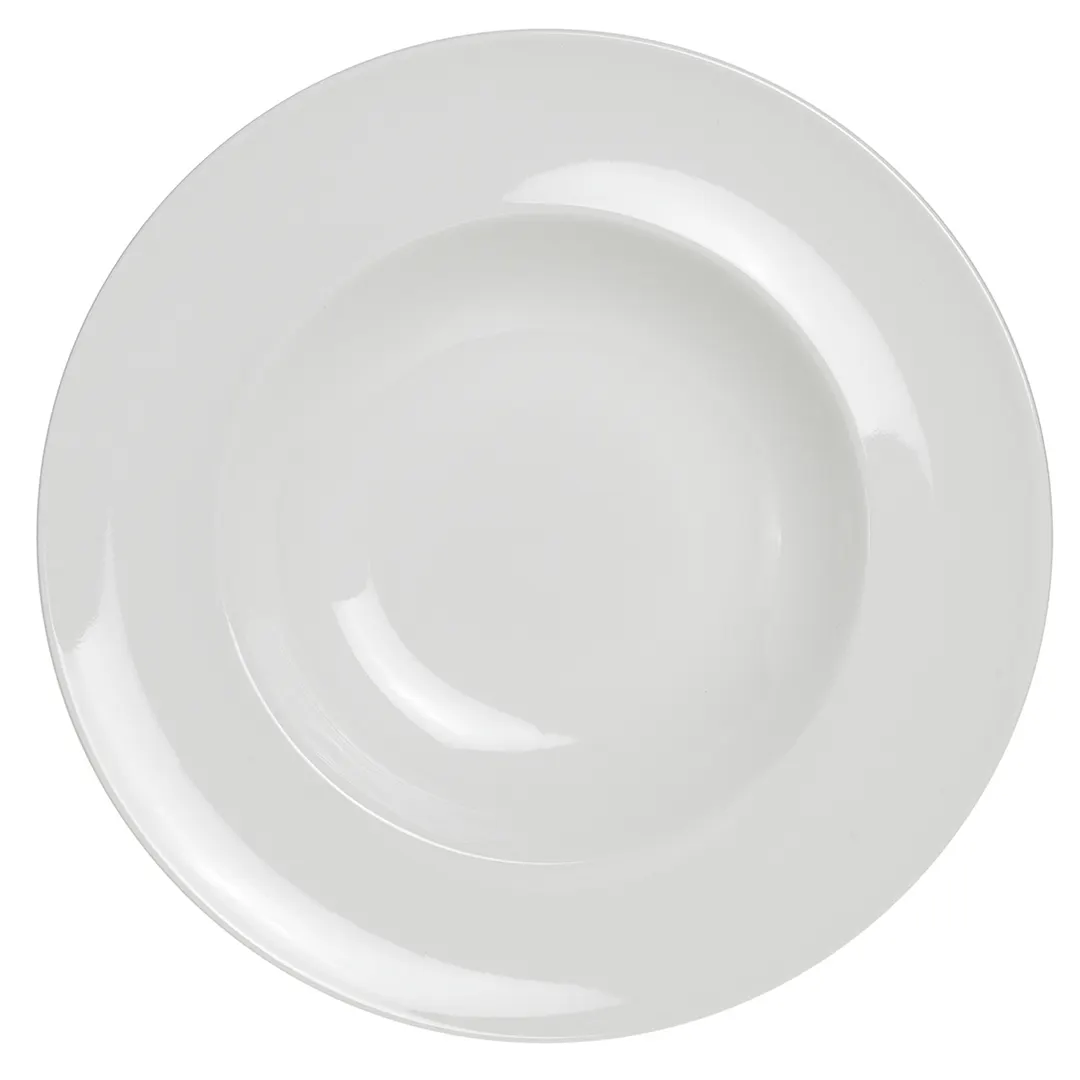 Steelite 62101ST0676 - 12" Round Pasta Bowl, 18 Oz Capacity, Porcelain, Oven Safe To 500°F - 1 Dozen