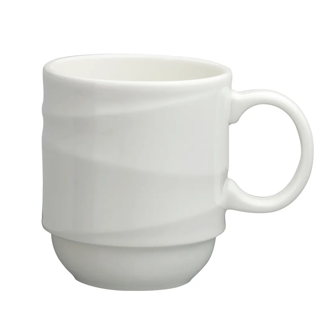 Steelite 62103ST1081 Stack Mug – 12 oz, 4.75" x 3.75", Reverb Porcelain, Oven Safe 500°F - 36/Case